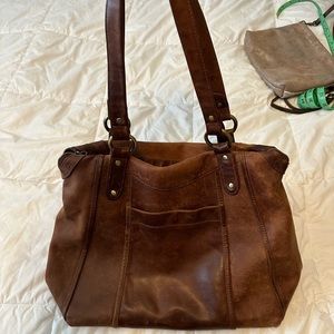 The leather store tote